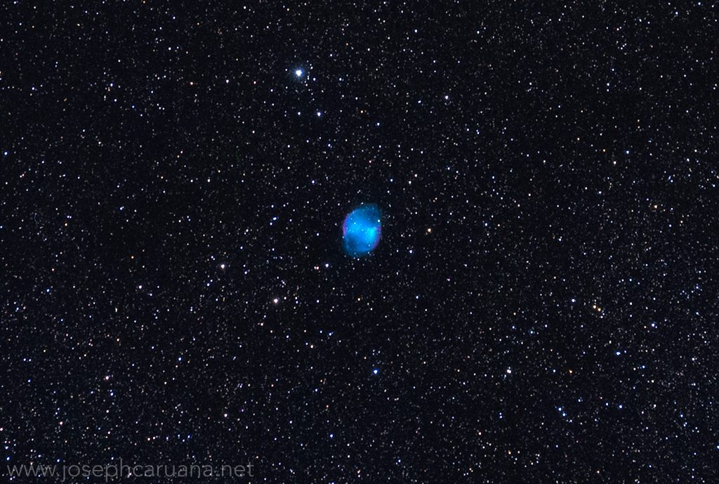 The Dumbbell Nebula from Dwejra