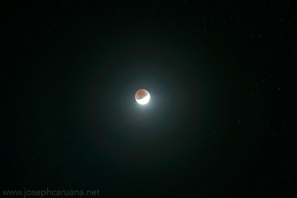 Partial Lunar Eclipse from Dwejra