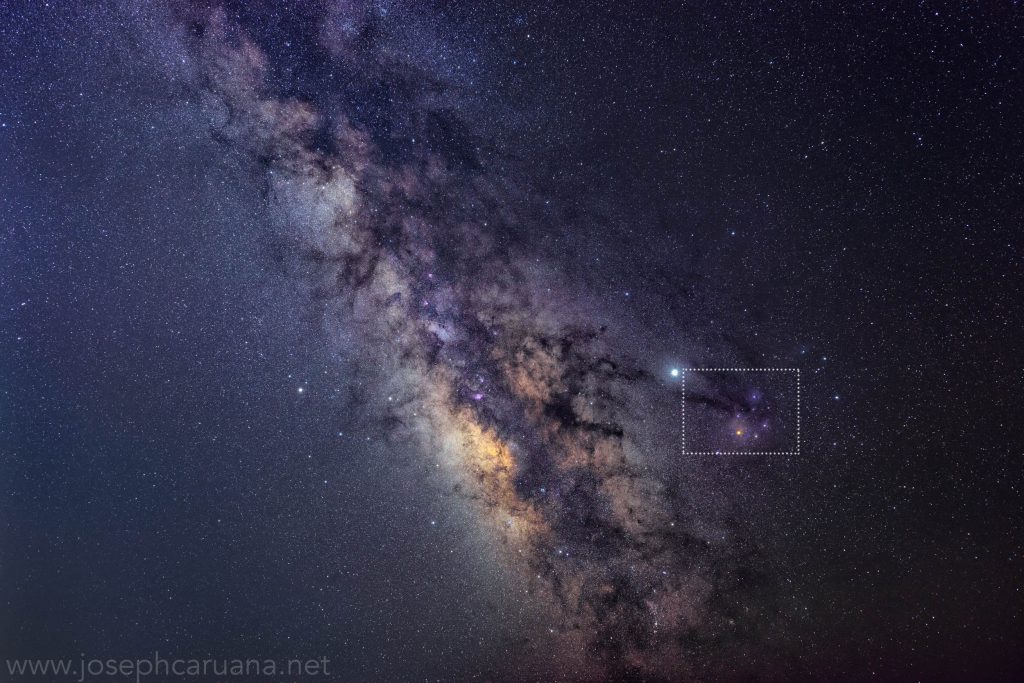 The Milky Way and Rho Ophiuchi from Dwejra