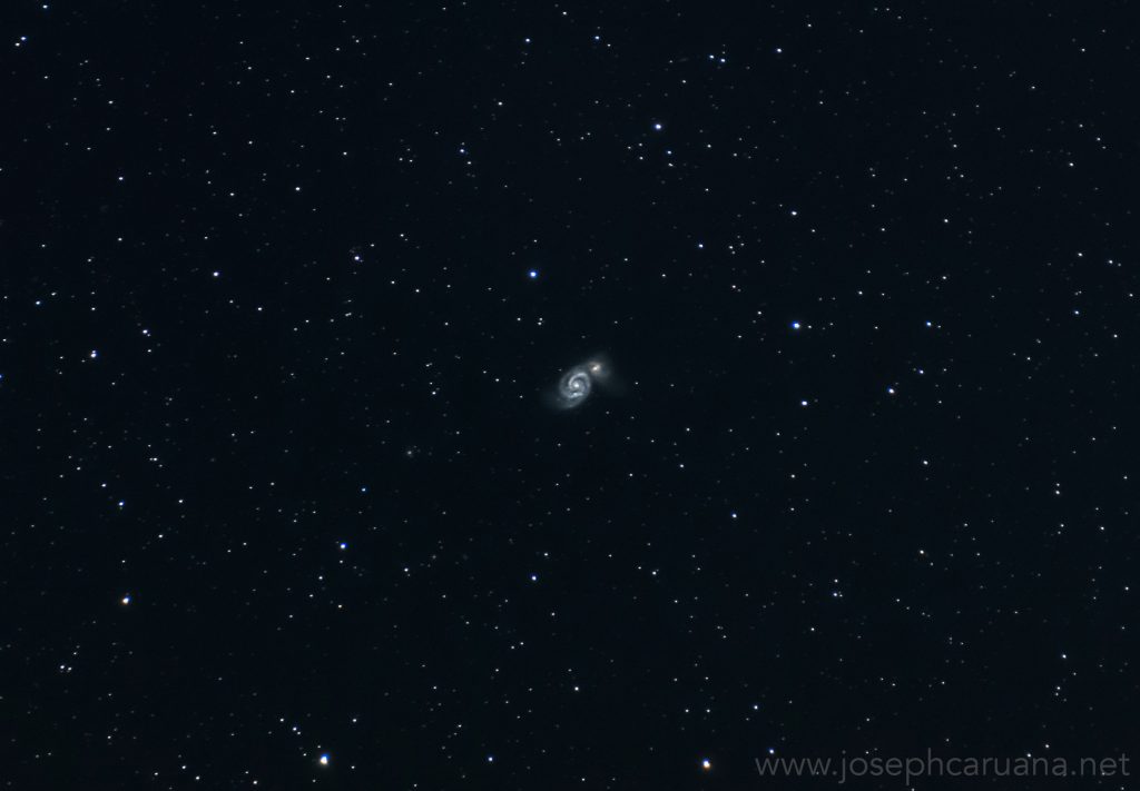 The Whirlpool Galaxy from Dwejra